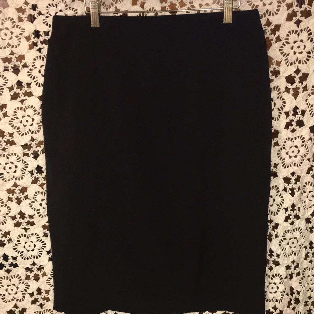 Simple black skirt